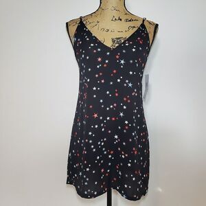 NWT Hurley Cosmic V-Neck Slip Dress Cover-Up Size XS